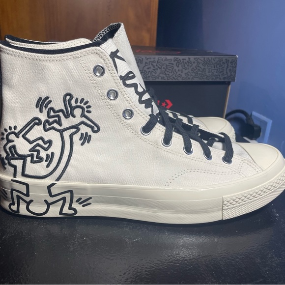 Converse Chuck Taylor All-Star 70 Hi x Keith Harring ‘Egret’ 2021 - Picture 3 of 16